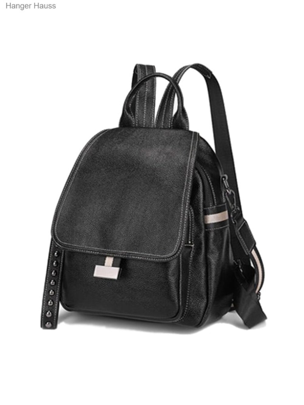 Convertible PU Leather Backpack Purse for Women, 2-in-1 Handbag Shoulder Bag